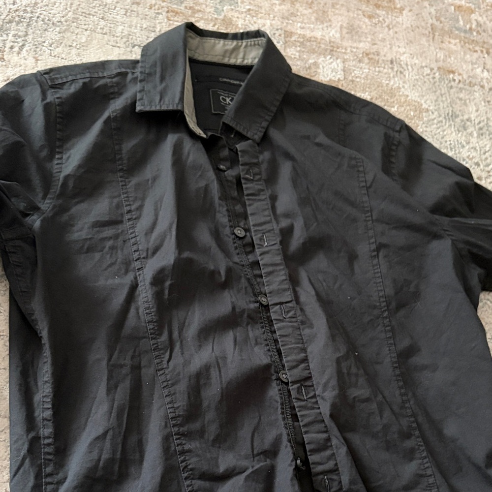Calvin Klein Dark Button Down Shirt